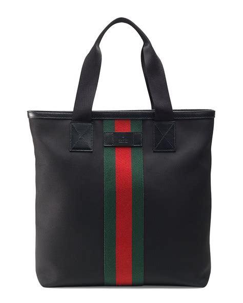 black guy with gucci tote bag|gucci black canvas bag.